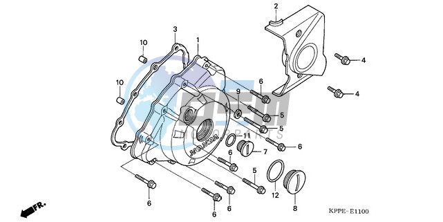 LEFT CRANKCASE COVER