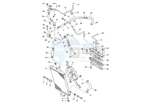 XVZ TF ROYAL STAR VENTURE 1300 drawing RADIATOR-HOSE