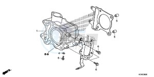 SH125DE SH125D UK - (E) drawing CYLINDER