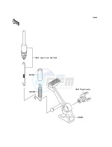 Z1000_ABS ZR1000C9F FR GB XX (EU ME A(FRICA) drawing Brake Pedal