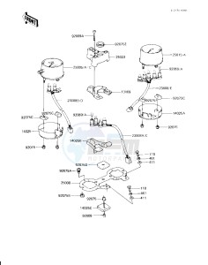 KZ 750 H [LTD] (H2-H4) [LTD] drawing METERS -- 81-83 H2_H3_H4- -