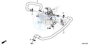 VFR800XF CrossRunner 2ED drawing AIR INJECTION CONTROL VALVE