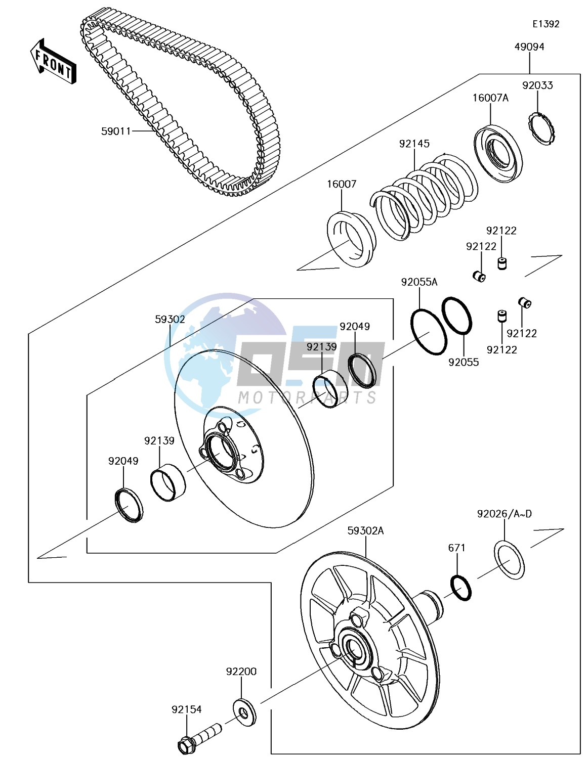 Driven Converter/Drive Belt