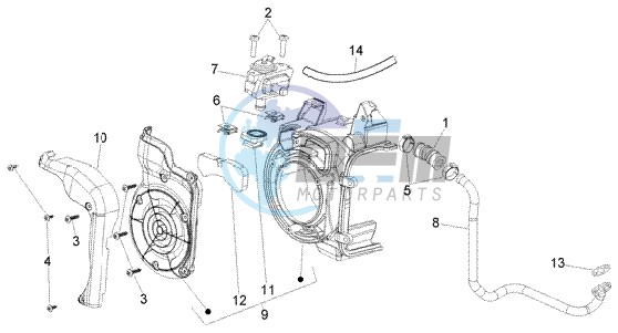 Secondary air box