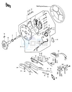 KZ 900 A (A4-A5) drawing IGNITION_REGULATOR_RECTIFIER