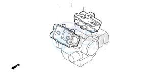 VFR750F drawing GASKET KIT A