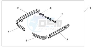 GL18009 Europe Direct - (ED / AB NAV) drawing SADDLEBAG GUARD P