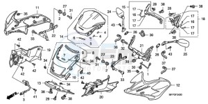 CB1300SA9 Europe Direct - (ED / ABS BCT MME TWO) drawing FR. COWL/SIDE COWL/WINDSC REEN