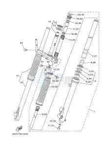 AG200FE (53CD 53CE) drawing FRONT FORK