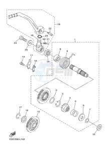 WR450F (1DX5) drawing STARTER