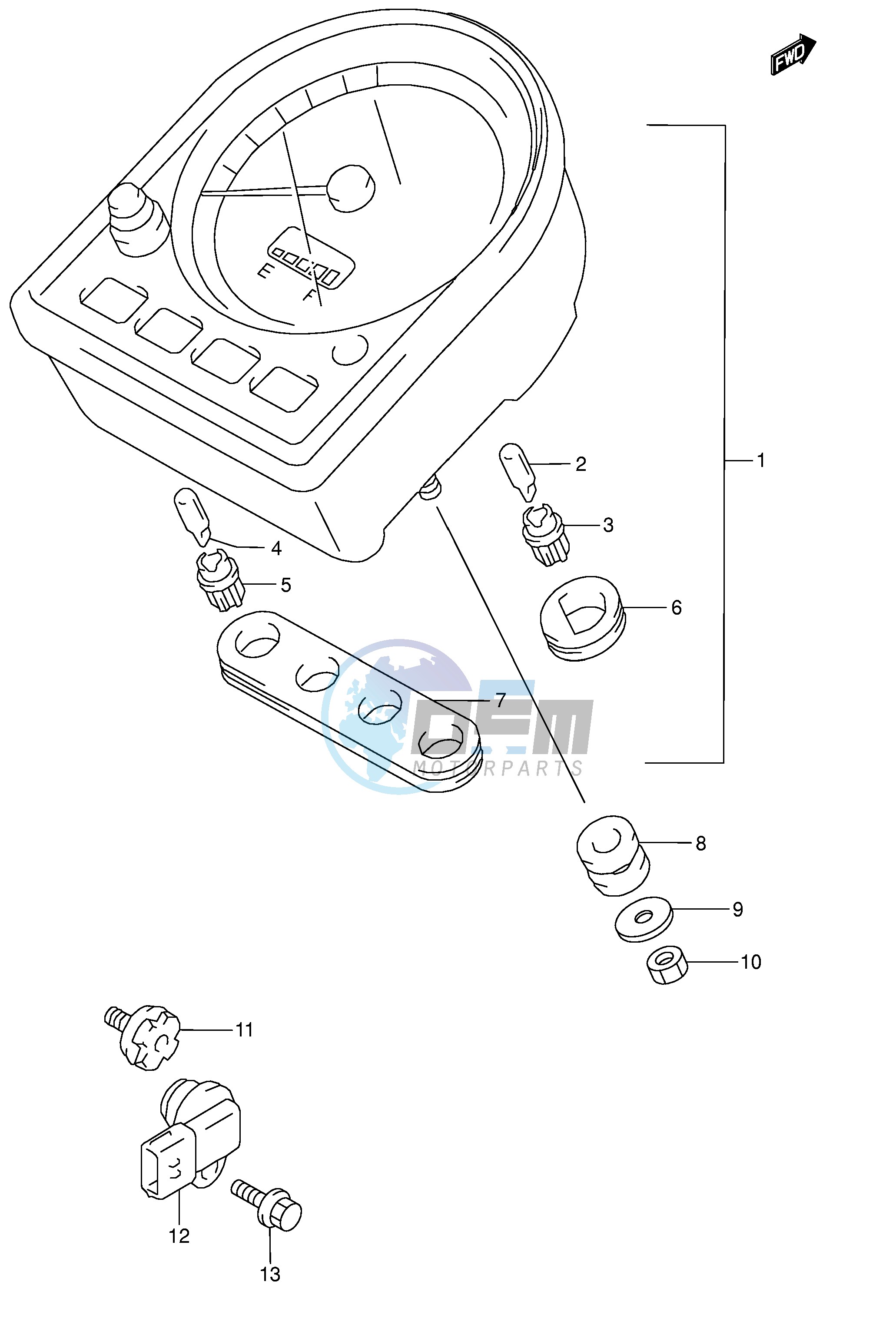 SPEEDOMETER (MODEL W)