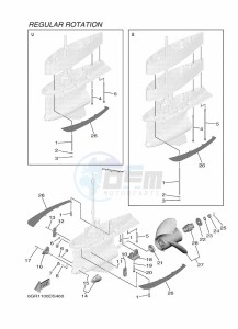 XF425NSA7-2018 drawing PROPELLER-HOUSING-AND-TRANSMISSION-3