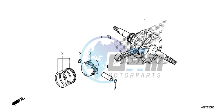 CRANKSHAFT/ PI STON