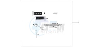 XL700VA9 France - (F / ABS CMF) drawing GRIP HEATER(12A)