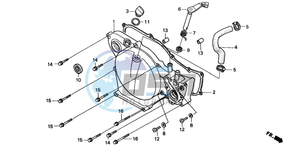 RIGHT CRANKCASE COVER