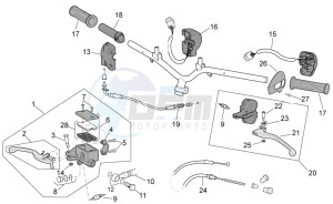 Scarabeo 50 4t 4v net drawing Controls