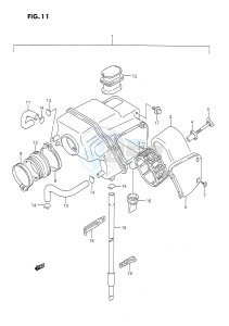 DR650 (E4) drawing AIR CLEANER