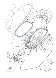 GPD150-A NMAX 150 (BV49) drawing SEAT