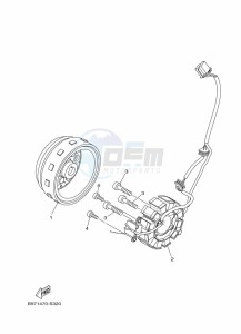 FZN250 (B8H5) drawing GENERATOR