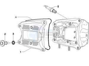 X Evo 400 Euro 3 drawing Cylinder head cover