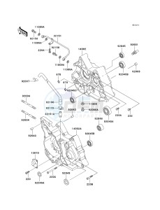 AN 110 C (C6-C7) drawing CRANKCASE