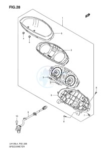 UH125 BURGMAN EU drawing SPEEDOMETER