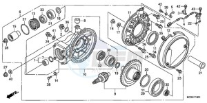 ST1300A9 France - (F / ABS CMF MME) drawing FINAL DRIVEN GEAR (ST1300A)