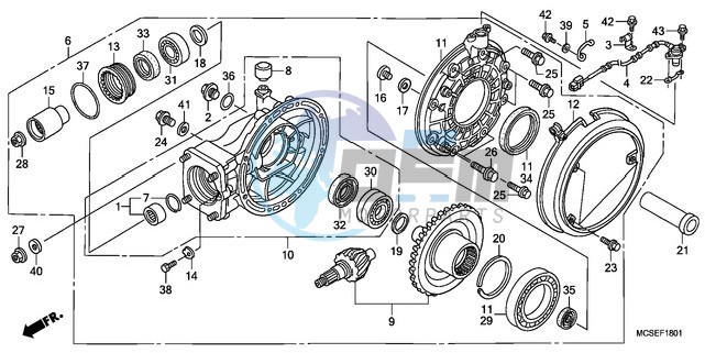 FINAL DRIVEN GEAR (ST1300A)