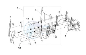 CRUISYM 300 (L8) EU drawing WIND SCREEN