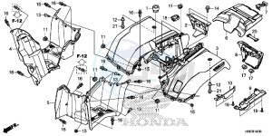 TRX500FA5F TRX500FA Europe Direct - (ED) drawing REAR FENDER