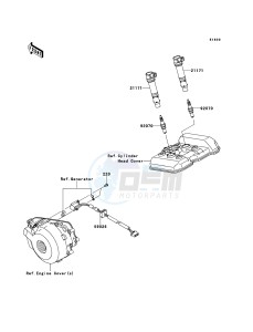 NINJA_250R EX250K8F GB XX (EU ME A(FRICA) drawing Ignition System