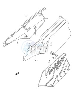 TS200R (E28) drawing FRAME COVER (MODEL M N)