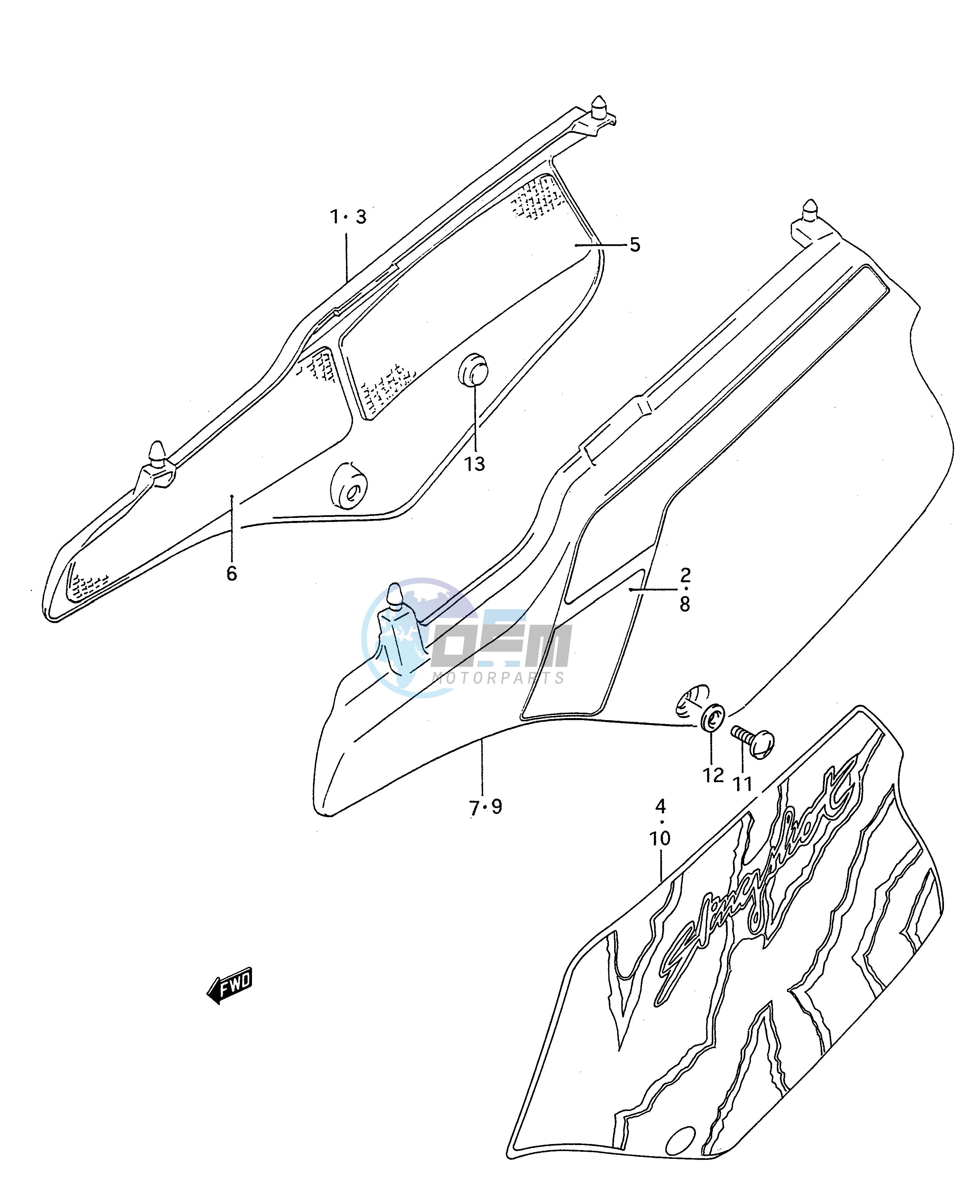 FRAME COVER (MODEL M N)