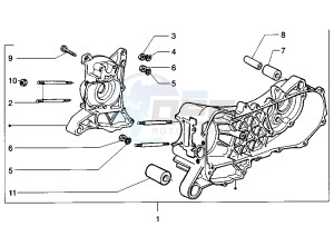 ET4 125 drawing Crankcase