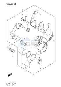 UK110NE ADDRESS EU drawing FRONT CALIPER