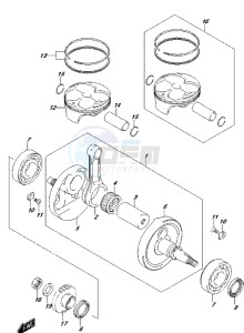 RM-Z250 drawing CRANKSHAFT