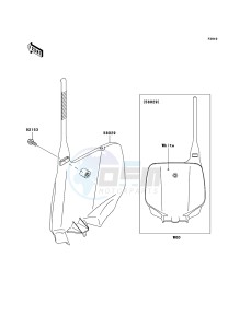 KX85 / KX85 II KX85B9F EU drawing Accessory