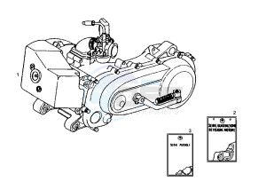 ATLANTIS O2 BULLET - 50 cc drawing ENGINE