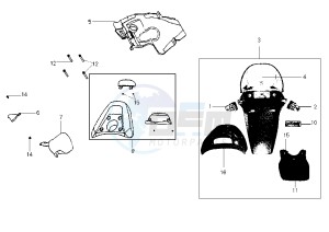 SHARK - 150 cc drawing TAILLIGHT