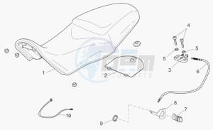 Griso V 1100 IE IE drawing Saddle