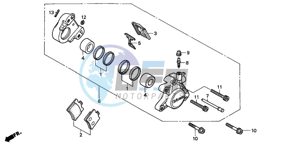 FRONT BRAKE CALIPER