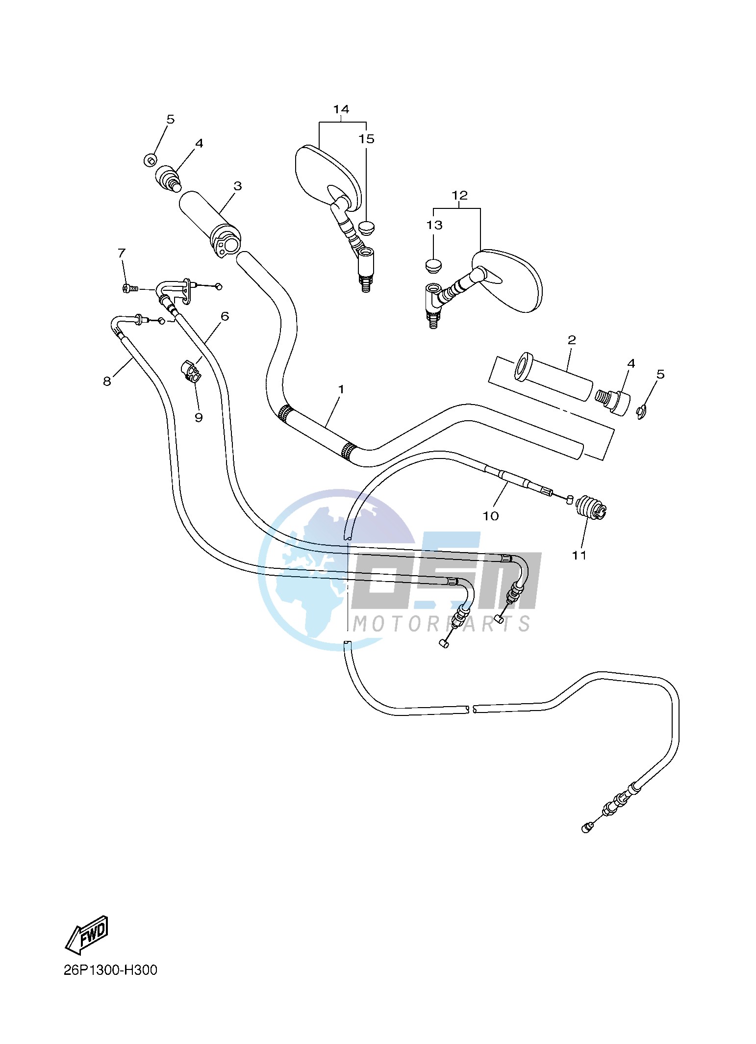 STEERING HANDLE & CABLE