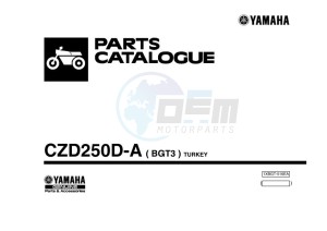 CZD250D-A  (BGT3) drawing Infopage-1