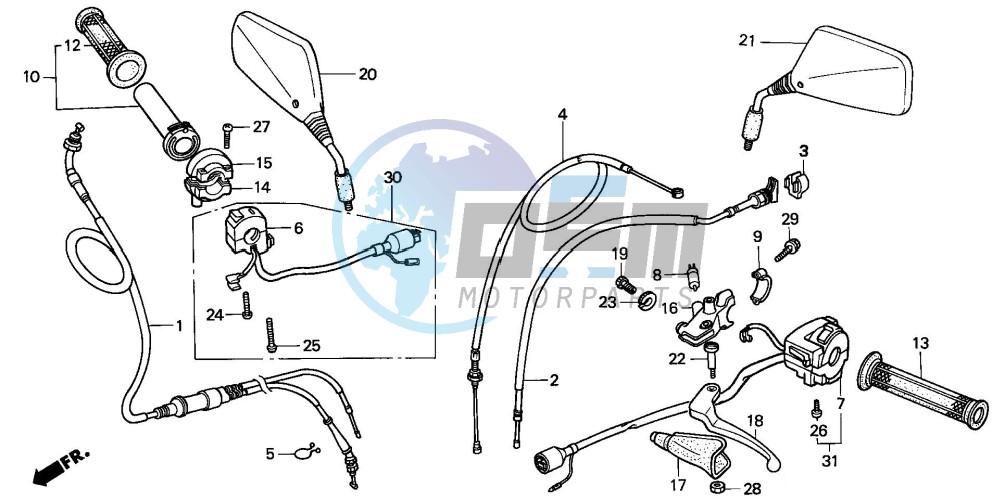 HANDLE LEVER/SWITCH/CABLE