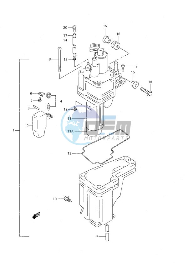 Fuel Vapor Separator (S/N 972015 & Older)