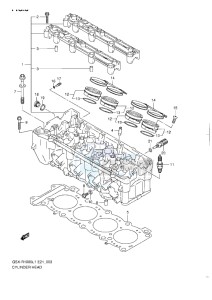 GSX-R1000 drawing CYLINDER HEAD