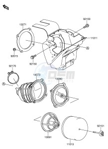 RM65 (E28) drawing AIR CLEANER