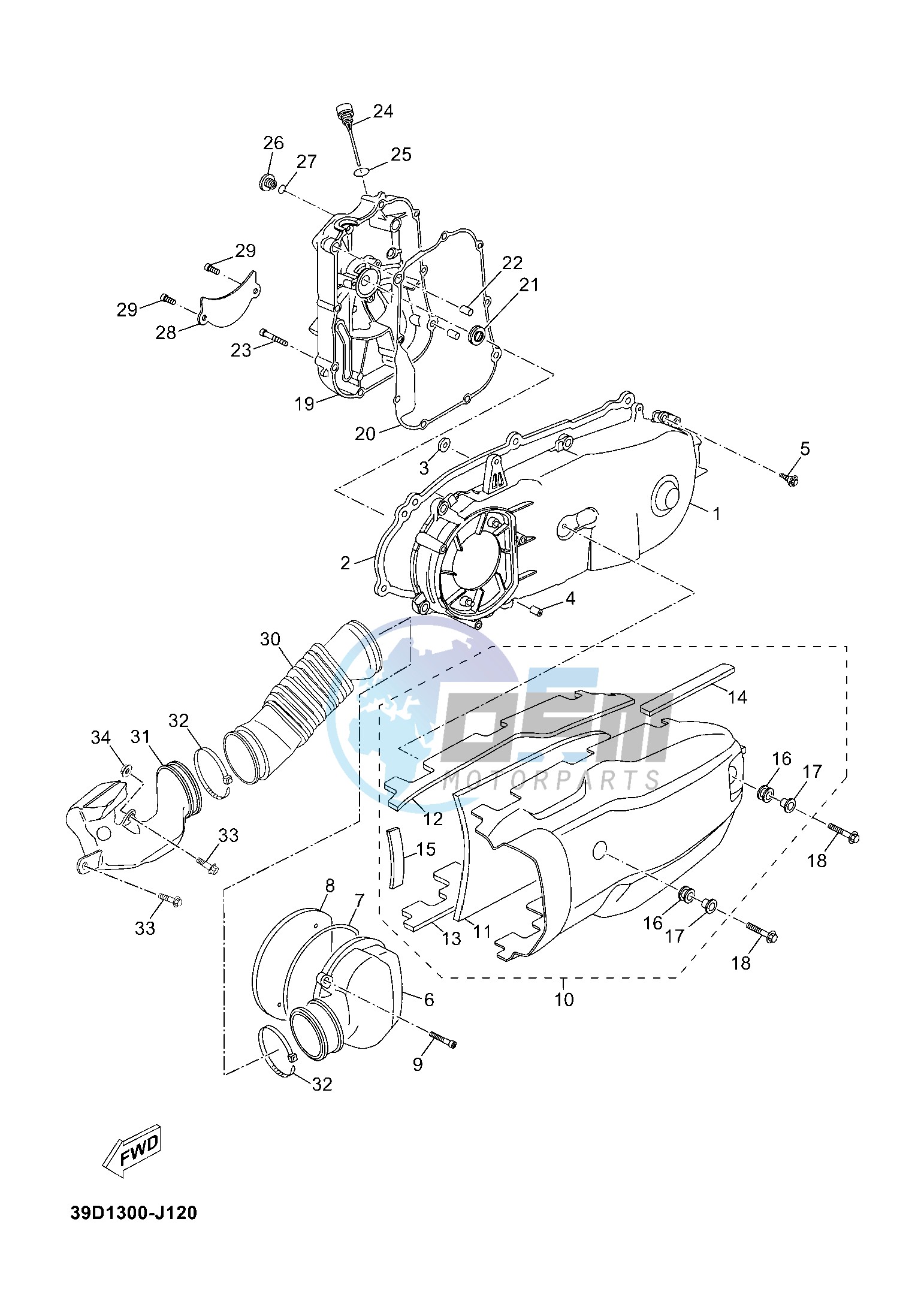 CRANKCASE COVER 1