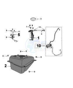 TWEET 125 YO N drawing TANK AND PUMP