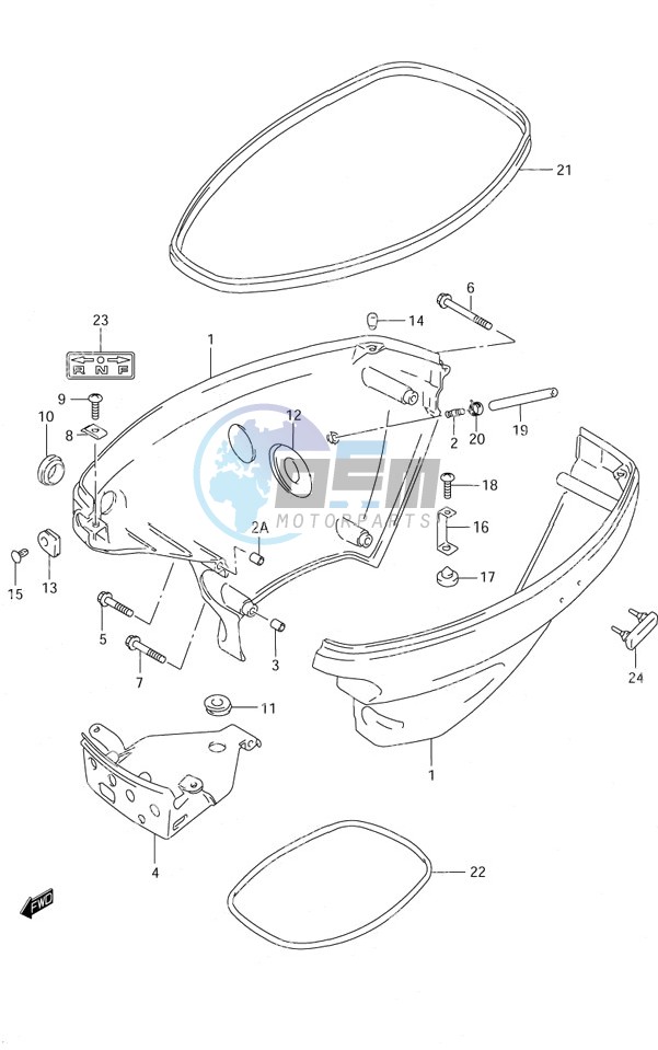 Side Cover S/N 651001 to 652500